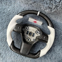 Lade das Bild in den Galerie-Viewer, TTD Craft Tesla Model 3 Y Carbon Fiber Steering Wheel