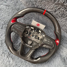 Carregar imagem no visualizador da galeria, Volante de fibra de carbono TTD Craft Dodge 2016-2023 Charger Challenger / 2014-2023 Durango