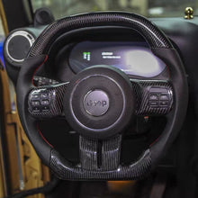 Load image into Gallery viewer, TTD Craft 2011-2013 Grand Cherokee Carbon Fiber Steering Wheel
