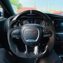 Загрузить изображение в средство просмотра галереи, TTD Craft Dodge 2016-2023 Charger Challenger / 2014-2023 Durango Carbon Fiber Steering Wheel