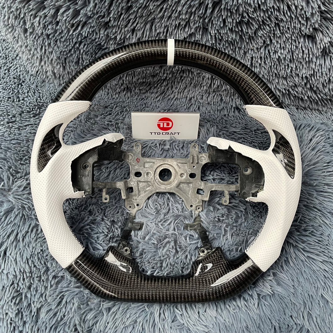 TTD Craft  9th gen Accord 2013- 2017 Sport EX LX EX-L V6 Carbon Fiber Steering Wheel