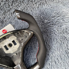 Cargar imagen en el visor de la galería, Volante de fibra de carbono con yugo para Tesla Model S/X de TTD Craft