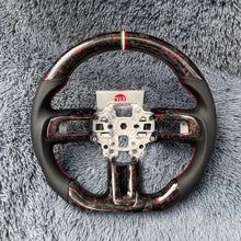 Cargar imagen en el visor de la galería, Volante de fibra de carbono TTD Craft para Ford Mustang 2015-2017