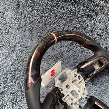 Cargar imagen en el visor de la galería, Volante de fibra de carbono TTD Craft para Ford Mustang 2015-2017