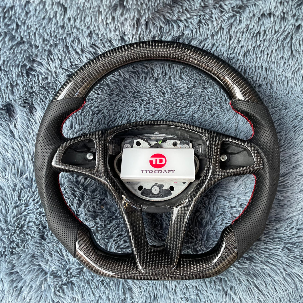 TTD Craft Benz  W176 GLK350 GLK500 C250 C300 C350 C180 Carbon Fiber Steering Wheel