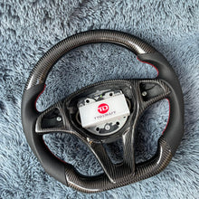 Load image into Gallery viewer, TTD Craft Benz W176 GLK350 GLK500 C250 C300 C350 C180 Carbon Fiber Steering Wheel