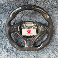 Carregar imagem no visualizador da galeria, TTD Craft Acura 2009-2014 TSX Sport Wagon Edição Especial Honda CU2 Volante de fibra de carbono com led