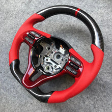 Cargar imagen en el visor de la galería, Volante de fibra de carbono TTD Craft para Hyundai Niro (2017-2021), Optima (2016-2020) y Sportage (2017-2019)