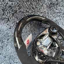 Загрузить изображение в средство просмотра галереи, TTD Craft Smart 453 Carbon Fiber Steering Wheel with Paddle shifter With LED