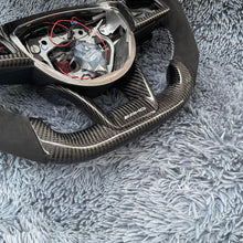 Load image into Gallery viewer, TTD Craft BENZ AMG A45 / W205 C43 C63S AMG / CLA45 CLS63 AMG / GLC43 63 AMG Carbon Fiber Steering Wheel