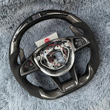 Load image into Gallery viewer, TTD Craft BENZ AMG A45 / W205 C43 C63S AMG / CLA45 CLS63 AMG / GLC43 63 AMG Carbon Fiber Steering Wheel