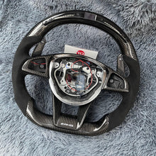 Lade das Bild in den Galerie-Viewer, TTD Craft BENZ AMG A45 / W205 C43 C63S AMG / CLA45 CLS63 AMG / GLC43 63 AMG Carbon Fiber Steering Wheel