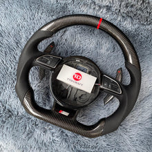 Загрузить изображение в средство просмотра галереи, TTD Craft Audi A3 A4 A5 A6 A7 A8 S3 S4 S5 S6 S7 S8 RS3 RS4 RS5 RS6 SQ5 Carbon Fiber Steering wheel