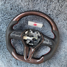 Cargar imagen en el visor de la galería, Volante de fibra de carbono TTD Craft para Infiniti Q60 2017-2024