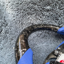 Load image into Gallery viewer, TTD Craft Acura 2015-2020 TLX / 2014-2020 MDX Carbon fiber Steering Wheel with white flakes