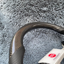 Charger l'image dans la galerie, TTD Craft Infiniti 2013-2020 QX60 / 2013-2022 Q70 Q70L / 2011-2019 M25 M35 M37 M56 Carbon Fiber Steering Wheel