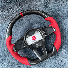 Carregar imagem no visualizador da galeria, TTD Craft BENZ W177/V177 W247 W205 W213 C257 H247 X247 X253 W176 X167 Volante de fibra de carbono