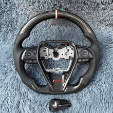 Lade das Bild in den Galerie-Viewer, TTD Craft Toyota Camry 2018-2024 SE XSE TRD V6  Venza  Carbon Fiber Steering Wheel