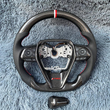 Charger l'image dans la galerie, TTD Craft Toyota Camry 2018-2024 SE XSE TRD V6 Venza Carbon Fiber Steering Wheel