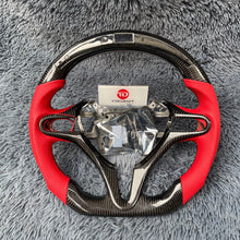 Загрузить изображение в средство просмотра галереи, TTD Craft 8th gen Honda 2006-2011 Civic FA FD SI Carbon Fiber Steering Wheel