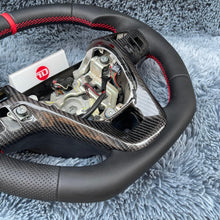 Charger l'image dans la galerie, TTD Craft Ford 2013-2019 Ford Taurus / 2011-2014 Edge / 2011-2015 Explorer / 2011-2020 Flex Carbon Fiber Steering Wheel
