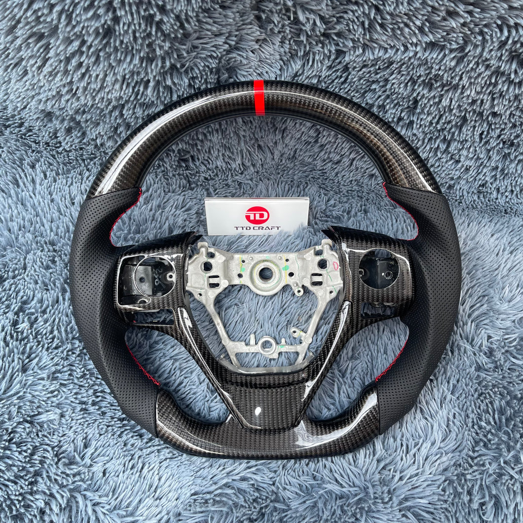 TTD Craft  2014-2018 Corolla / 2013-2018 RAV4 / 2013-2019 Levin Carbon Fiber Steering Wheel