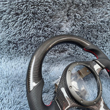 Загрузить изображение в средство просмотра галереи, TTD Craft Mitsubishi 2001-2007 Evo 7 8 9 Carbon Fiber Steering Wheel