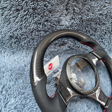 Загрузить изображение в средство просмотра галереи, TTD Craft Mitsubishi 2001-2007 Evo 7 8 9 Carbon Fiber Steering Wheel