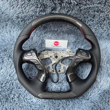 Charger l'image dans la galerie, TTD Craft Infiniti 2013-2020 QX60 / 2013-2022 Q70 Q70L / 2011-2019 M25 M35 M37 M56 Carbon Fiber Steering Wheel