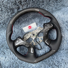 Charger l'image dans la galerie, TTD Craft Infiniti 2013-2020 QX60 / 2013-2022 Q70 Q70L / 2011-2019 M25 M35 M37 M56 Carbon Fiber Steering Wheel