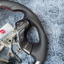 Charger l'image dans la galerie, TTD Craft Infiniti 2013-2020 QX60 / 2013-2022 Q70 Q70L / 2011-2019 M25 M35 M37 M56 Carbon Fiber Steering Wheel