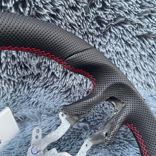 將圖片載入圖庫檢視器 TTD Craft 8th gen Honda 2006-2011 Civic FA FD SI Leather Steering Wheel