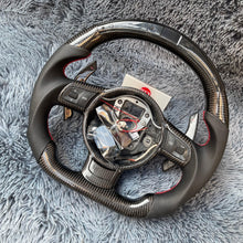 Lade das Bild in den Galerie-Viewer, TTD Craft Audi 2008-2012 TT MK2 R8 TTS TTRS Carbon Fiber Steering Wheel With LED