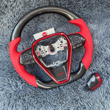 Lade das Bild in den Galerie-Viewer, TTD Craft Toyota 2018-2024 Camry SE XSE TRD V6  Venza Carbon Fiber Steering Wheel