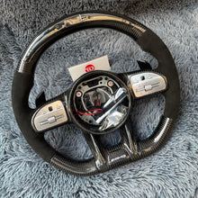 Load image into Gallery viewer, TTD Craft Benz C / CLA / CLS / E / G / GLA / GLB / GLE / GT / S Class AMG Carbon Fiber Steering Wheel With LED