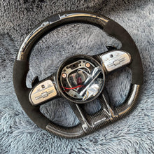 Load image into Gallery viewer, TTD Craft Benz C / CLA / CLS / E / G / GLA / GLB / GLE / GT / S Class AMG Carbon Fiber Steering Wheel With LED
