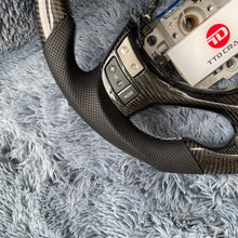 Charger l'image dans la galerie, TTD Craft Lexus 2013-2015 GS350 GS450 / ES300 ES350 / RX350 RX450 Carbon Fiber Steering Wheel