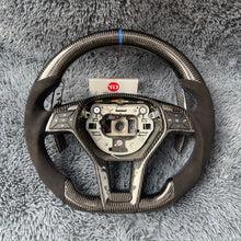 Lade das Bild in den Galerie-Viewer, TTD Craft Benz C63 AMG W176 W204AMG W212 W218 C117 E350 SL63 R231 X156 GLA45AMG SLAMG Fiber Steering Wheel