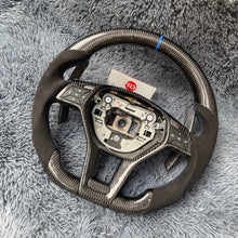 Lade das Bild in den Galerie-Viewer, TTD Craft Benz C63 AMG W176 W204AMG W212 W218 C117 E350 SL63 R231 X156 GLA45AMG SLAMG Fiber Steering Wheel