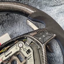 Lade das Bild in den Galerie-Viewer, TTD Craft Benz C63 AMG W176 W204AMG W212 W218 C117 E350 SL63 R231 X156 GLA45AMG SLAMG Fiber Steering Wheel