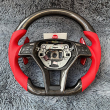 Load image into Gallery viewer, TTD Craft Benz C63AMG W176 W204AMG W212 W218 C117 E350 SL63 R231 X156 GLA45AMG SLAMG Carbon Fiber Steering Wheel