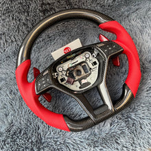 Load image into Gallery viewer, TTD Craft Benz C63AMG W176 W204AMG W212 W218 C117 E350 SL63 R231 X156 GLA45AMG SLAMG Carbon Fiber Steering Wheel