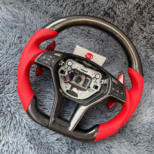 Load image into Gallery viewer, TTD Craft Benz C63AMG W176 W204AMG W212 W218 C117 E350 SL63 R231 X156 GLA45AMG SLAMG Carbon Fiber Steering Wheel
