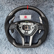 Lade das Bild in den Galerie-Viewer, TTD Craft Benz C63AMG W176 W204AMG W212 W218 C117 E350 SL63 R231 X156 GLA45AMG SLAMG Carbon Fiber Steering Wheel