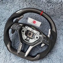 Lade das Bild in den Galerie-Viewer, TTD Craft Benz C63AMG W176 W204AMG W212 W218 C117 E350 SL63 R231 X156 GLA45AMG SLAMG Carbon Fiber Steering Wheel