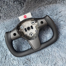 Загрузить изображение в средство просмотра галереи, TTD Craft Tesla Model 3 Y Carbon Fiber Steering Wheel