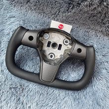 Загрузить изображение в средство просмотра галереи, TTD Craft Tesla Model 3 Y Carbon Fiber Steering Wheel
