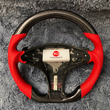 Carregar imagem no visualizador da galeria, Volante de fibra de carbono TTD Craft Benz W212 C219 R171 SL63AMG SL65AMG SLK55AMG
