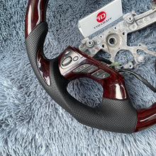 Charger l'image dans la galerie, TTD Craft Infiniti 2013-2020 QX60 / 2013-2022 Q70 Q70L / 2011-2019 M25 M35 M37 M56 Carbon Fiber Steering Wheel