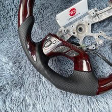 Lade das Bild in den Galerie-Viewer, TTD Craft Infiniti 2013-2020 QX60 / 2013-2022 Q70 Q70L / 2011-2019 M25 M35 M37 M56 Carbon Fiber Steering Wheel